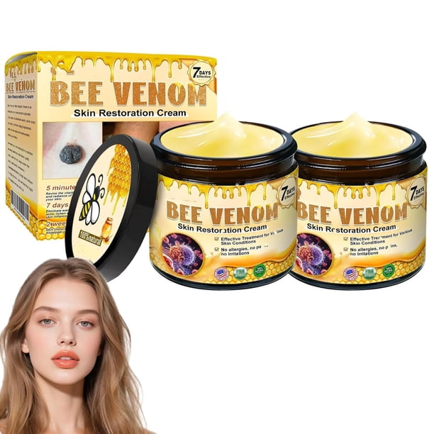 Crema hidratante antiarrugas Bee Venom Cream Bicotand, 2 unidades