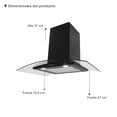 thumbnail image 2 of Combo de cocina parrilla de 4 quemadores de induccion magnetica y campana de 76 cm SUPRA PISTOYA, 2 of 7