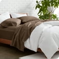 thumbnail image 1 of Bare Home Premium 1800 Collection 3-Piece Bed Sheet Set, Twin, Heathered Taupe, 1 of 7
