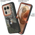 thumbnail image 2 of For Motorola Edge 50 Ultra Case with Belt Clip, Slim Full Protection Hybrid Defender Case & Rotating Belt Clip Holster with Built in Kickstand Deer, 2 of 8