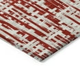 thumbnail image 4 of Addison Rugs Chantille Indoor/Outdoor Transitional Lines Red Washable Round Rug, 8' x 8', 4 of 6