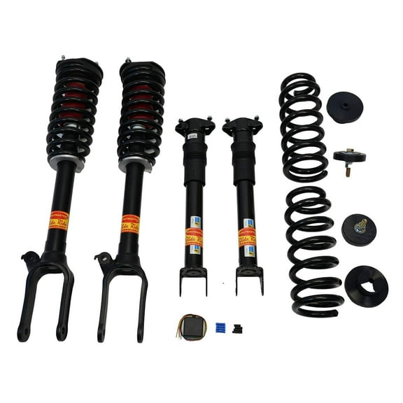 2007-2012 Mercedes-Benz R350 4-Wheel Air Suspension Conversion Kit with Suspension-Light Module with Shocks (MR14FBM)