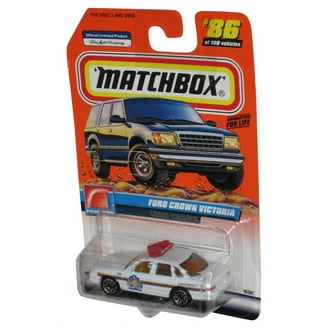 Matchbox To The Rescue (1997) Black Crown Victoria Police Car Toy