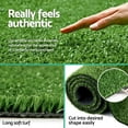 thumbnail image 3 of Fas Home Artificial Grass Rug Green Fake Grass Carpet 9FTX76FT, Pet Turf Mat Dog Grass Pee Pad with Drainage Holes, Indoor Outdoor Synthetic Lawn for Patio, Balcony, Deck, Yard, 3 of 7