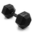 thumbnail image 1 of Mancuerna CAP Barbell de 18 kg recubierta de goma, hexagonal, 1 of 7