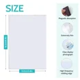 thumbnail image 3 of STARLIGHT- 12 Pack 4X6 White Magnetic Picture Frames For Refrigerator With Clear Cover, 3 of 6