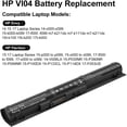 thumbnail image 2 of VI04 For HP Notebook Laptop Battery 756743-001 756744-001 756745-001 756478-421, 2 of 7