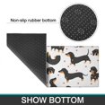 thumbnail image 6 of Dachshund and Heart Kitchen Rugs Sets Of 2,Anti Fatigue Kitchen Mat Rugs Non Slip Washable,Decorative Kitchen Floor Mats for Kitchen,Sink,Laundry,17"x30"+17"x47", 6 of 7