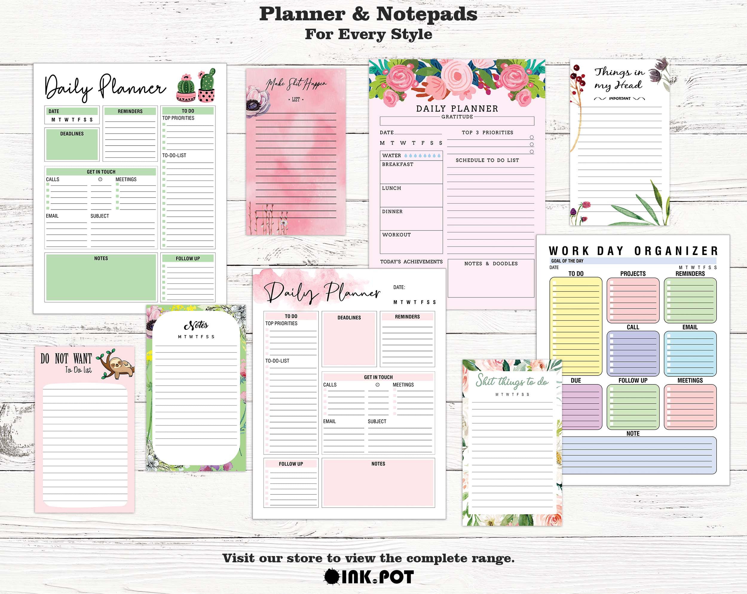 Amazon.com : Simple Daily Planner Undated & To Do List