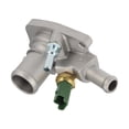 thumbnail image 5 of Silver Tone Thermostat Housing Accessory for Alfa Romeo for Fiat for Lancia for Opel 55193669 55250824 55202176, 5 of 7