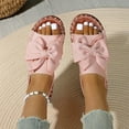thumbnail image 5 of KEGIRLOM Women's Fashion Casual Spring And Summer Style Solid Color Versatile Flat Sandals Open Toe Outdoor Beach Sandals Pink 9, 5 of 9