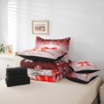 thumbnail image 5 of Feelyou Princess Bow-tie Kid, Twin Bedding Sets 7-Piece, Modern Fashion Bedding Comforter Set, Happy New Year Reversible Sheet Sets, Luxury Bedroom Decor, 5 of 7