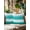 Teal, Blue, White, variant on Outdoor Pillows Waterproof, Ombre Turquoise Throw Pillows with Inserts Included, Modern Abstract Art Gradient Indoor Outdoor Decorative Lumbar Pillow for Bed/Couch/Patio 16"x16", 2Pcs