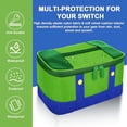 thumbnail image 2 of Carrying Case, Switch Case Travel，Portable Nylon Travel Case Storage Bag for Men, Green & Red & Black, 2 of 7