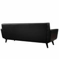 thumbnail image 4 of Modway Engage Bonded Leather Sofa with Wood Legs, Multiple Colors, 4 of 5