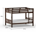 thumbnail image 6 of Furniture of America Sophie Wood Bunk Bed, Full/Full, Dark Walnut, 6 of 6