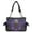 Handbag-Purple, variant on Womens Sun God PU Leather Handbag Fashion Elegant Tote Bag Black