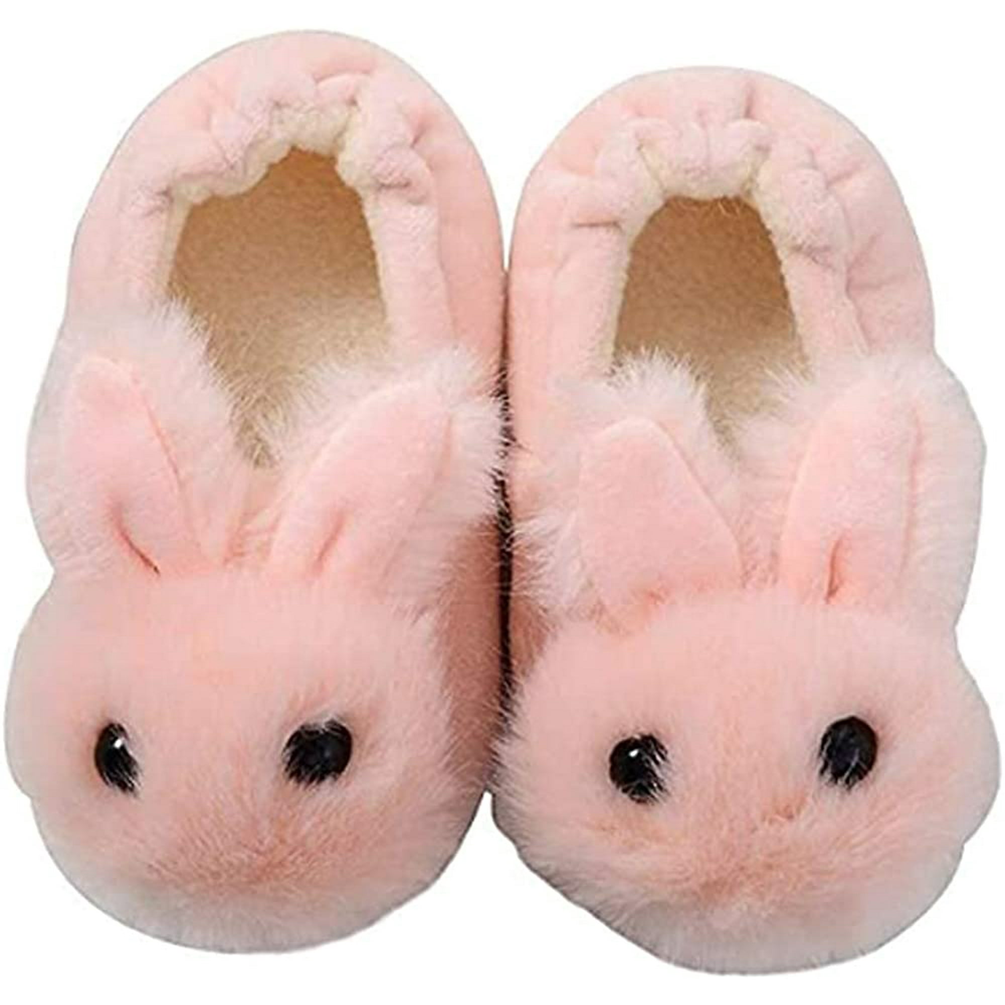 Bunny Slippers for Kids Girl Fluffy Rabbit Booties Slippers 3D Cartoon  Animal Plush Slippers Comfort Warm Footwear Shoes | Walmart Canada