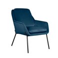 thumbnail image 2 of Butaca Robin Azul  Mobica de diseño elegante tapizado en terciopelo suave y base metálica resistente, ideal para sala, comedor o áreas de descanso, 2 of 4