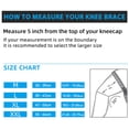 thumbnail image 6 of DomKom Knee Brace for Men Women with Patella Gel Pads and Side Stabilizers, Blue and Gray, XL, 6 of 7