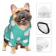 thumbnail image 3 of Balery Teal Turquoise And White Polka Dot Sudadera con Capucha para Perros Pequeños – Ropa para Mascotas, Disfraz para Perros y Gatos, Ideal para Fiestas y Cosplay-X-Large, 3 of 7