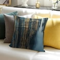thumbnail image 3 of SHANXI  Abstract Art Pillow Covers Grey Gold Blue Grey Throw Pillow Covers, Geometry Stripe Cushion Covers Golden Metallic Sequins Tie Dye Luxurious Modern Cushion Cases 22x22in, 3 of 5