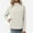 White, variant on Hrsba Womens Long Sleeve Hoodless Casual Outwear & Jackets,Zip Up Jackets for Women Solid Color Long Sleeve Fleece Like Jacket No Hood Casual Outerwear,Size XXXL