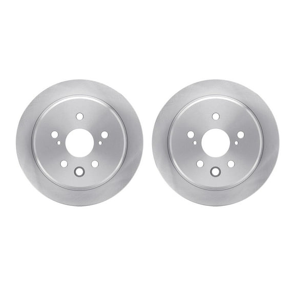 Dynamic Friction Company Rear Brake Rotors 6002-75012