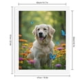 thumbnail image 2 of Paint by Numbers Kit for Adults, Dog With Butterflies In Garden Paint by Numbers, Easy Paint by Numbers Kit for Adults Beginner, DIY Adult Paint by Number Kits on Canvas, 12x16in Home Decor, 2 of 7
