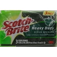 thumbnail image 2 of Scotch-Brite 3m 4-Pack Heavy Duty Scrub Sponges, Yellow-Green, 4.4x2.6x.6, 2 of 6