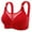 Red, variant on Bigersell Comfort Bras for Women Sale Push up Bras for Women Plus Size Full-Figure Bra Style B2397 V-Neck Seamless Bras Hook and Eye Bra Closure Women's Plus Size No Show Bras for Women Pink XXL