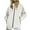 White, variant on qelini Rain Jackets for Women Lightweight Drawstring Hooded Pocket Winter Coats Zip Up Fashionable Coats Hiking Mountain Ski Outdoor Sports Jacket Coffee XXXXL