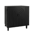 thumbnail image 5 of Tcbosik Buffet Cabinet with Storage, Sideboard with 2 Doors, Cupboard for Kitchen, Dining Room, Living Room, Easy Assembly, Black, 5 of 9