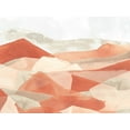thumbnail image 2 of Vess, June Erica 24x19 White Modern Wood Framed Museum Art Print Titled - Desert Valley IV, 2 of 4