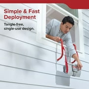 Kidde 2-Story Fire Escape Ladder with Steel Anti-Slip Rungs