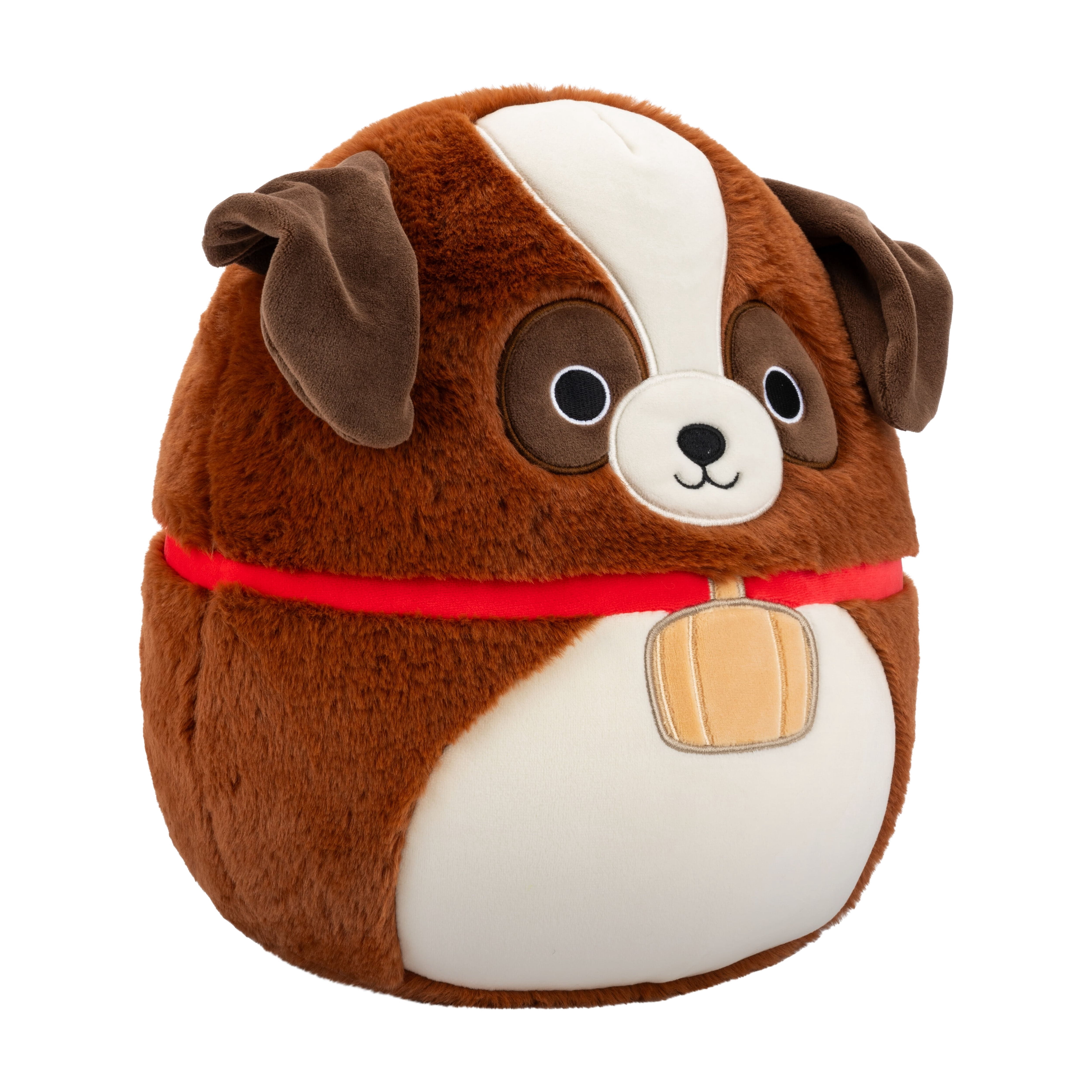 Squishmallows FuzzAMallow Official 12 inch Sassafras the Saint Bernard - Child's Ultra Soft Plush Toy