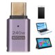 thumbnail image 5 of Adaptador USB C hembra a macho ANGGREK de Aleación de Aluminio 8K 60Hz 40Gbps 240W, 5 of 7