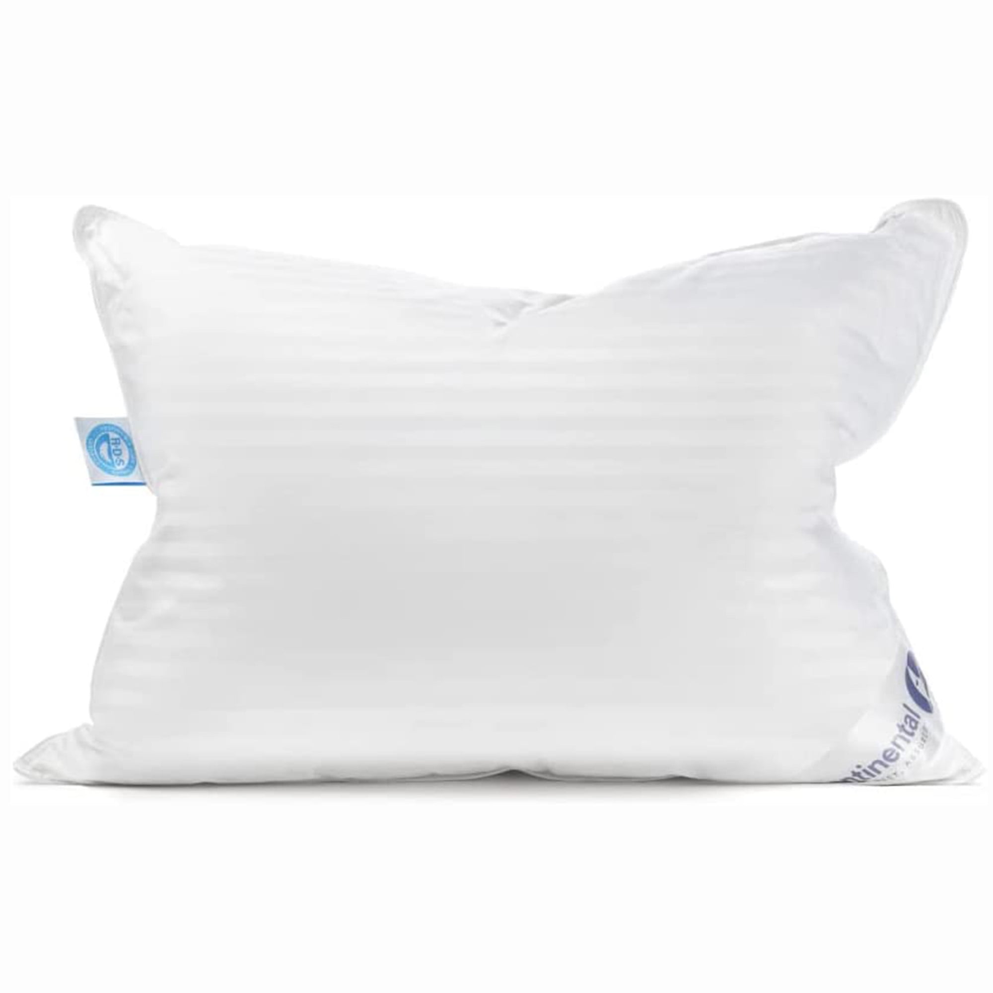 Continental Bedding Firm White 700 Fill Goose Down Pillow, Standard 1
