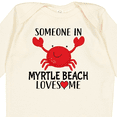 thumbnail image 4 of Inktastic Someone in Myrtle Beach Loves Me Boys or Girls Long Sleeve Baby Bodysuit, 4 of 5