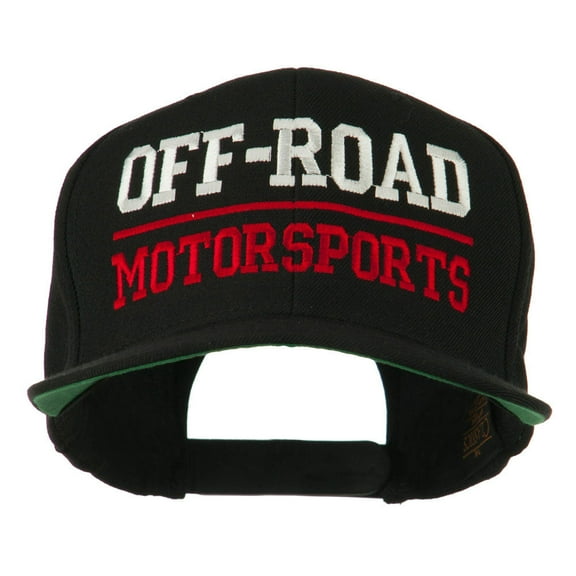 Off Road Motorsports Embroidered Snapback Cap - Black OSFM