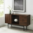 thumbnail image 2 of Buffet Moderne à 2 Tiroirs Astor 52" en Noyer Foncé, 2 of 4