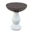 thumbnail image 3 of COVERS&ALL Round Bird Bath Cover, Bowl Well Cover for Winter with Elastic, 18 Oz Heavy Duty Waterproof, UV & Weather Resistant for Outside Garden Fountain (21" Diameter x 18" H, Coffee), 3 of 7