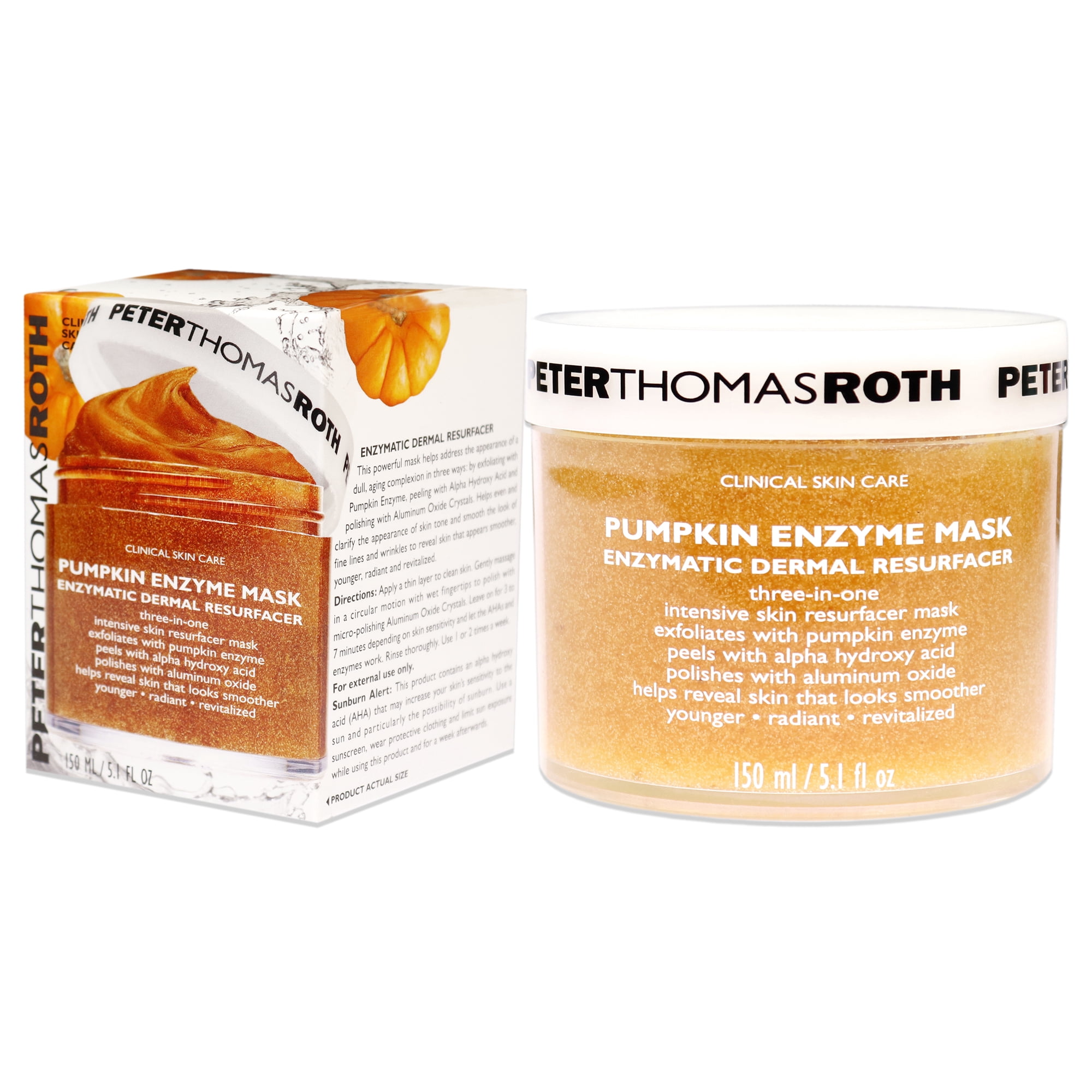 Peter Thomas Roth Pumpkin Enzyme Mask - Pack of 2, 5.1 oz Mask