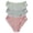 Black, variant on Sngxgn Women's Cotton Underwear,Breathable Solid Comfortable High Waist Soft Briefs Panties for Women(Pink,XXL)