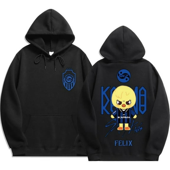 Kpop Stray Kids SKZ Karma Merch Hoodie – Unisex SKZOO Graphic Sweatshirt Fashion Streetwear Pullover Hooded STAY Fan Support Outfi