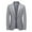 Gray, variant on EQWLJWE Mens Suit Jacket One Button Slim Fit Sport Coat Business Daily Blazer for Wedding Office Gift for Husband Blue XXXXL