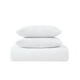 thumbnail image 6 of Truly Soft Textured Waffle Weave 100% Microfiber Polyester  3 Piece Full/Queen Comforter Set in White, All Season, Adult Size, OEKO-TEX Certified, 6 of 10