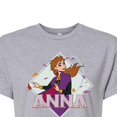 thumbnail image 3 of Disney Frozen 2 - Anna Stirs Up Leaves - Juniors Cropped Cotton Blend T-Shirt, 3 of 5