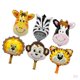 thumbnail image 1 of 12pcs Precioso Zoo Farm Animal Face Helio Foil Globo Decoración para SM SunniMix Zoo Animal Head Foil Blowoon, 1 of 8