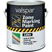Valspar 1 Gal. White Latex Traffic & Zone Marking Paint 024.0000135.007
